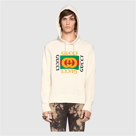 gucci hoodie real cheap|oversize sweatshirt with gucci print.